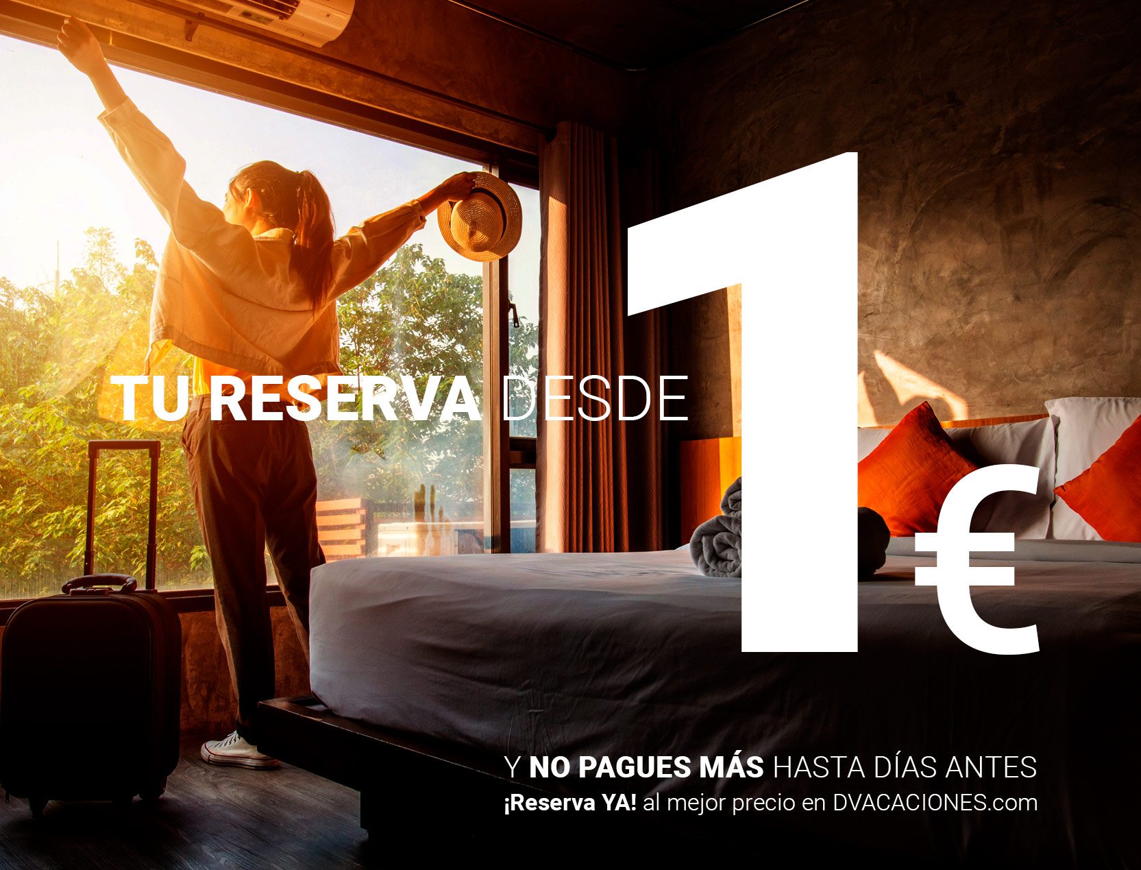 TU HOTEL DESDE 1€ - ¡Reserva YA! al mejor precio en DVACACIONES.com