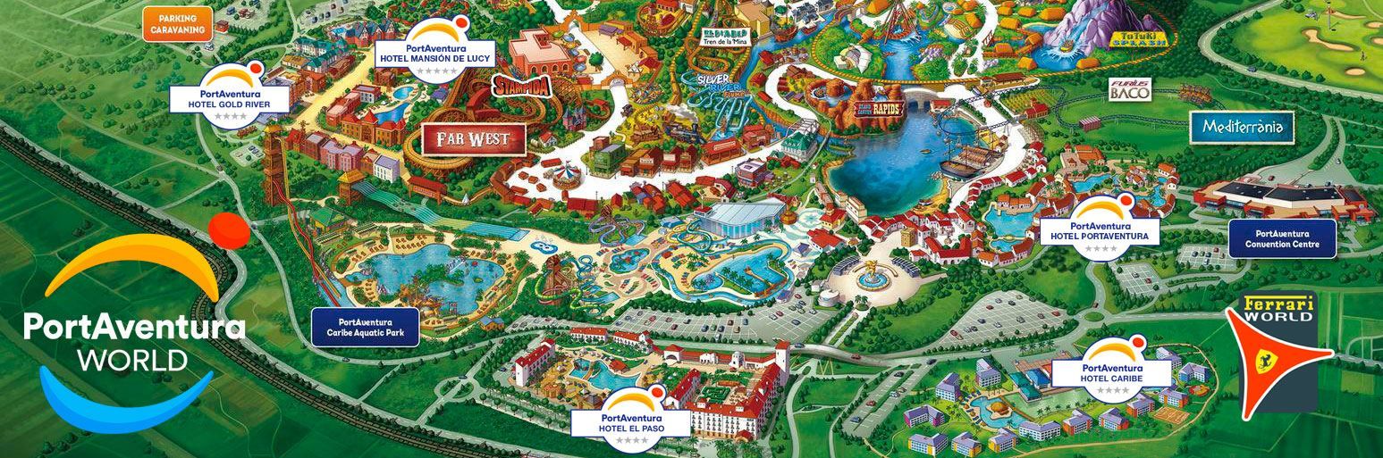 MAPA HOTELES PORTAVENTURA - No pagues más por lo mismo