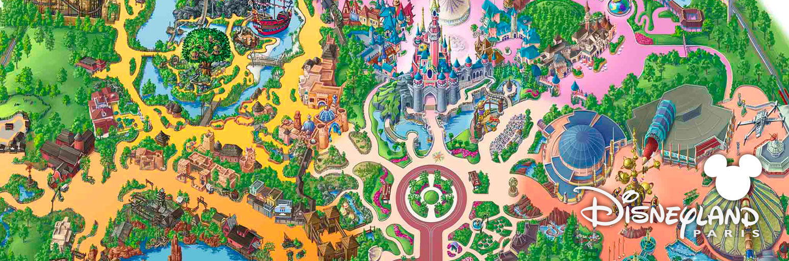 Mapa Disneyland París - No pagues más por lo mismo