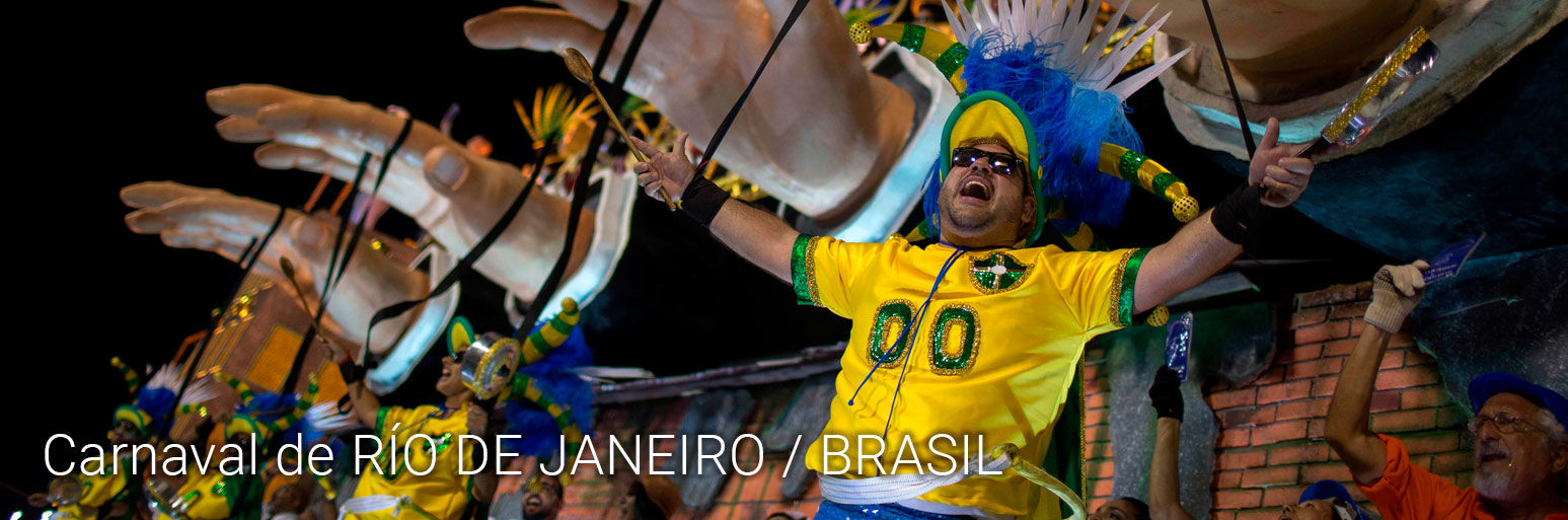 Carnaval de RÍO DE JANEIRO / BRASIL · 9 al 14 de Febrero - No pagues más por lo mismo