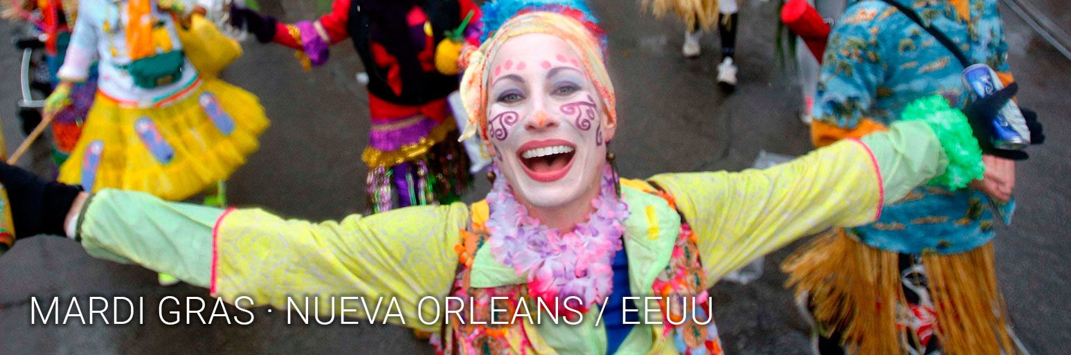 MARDI GRAS · NUEVA ORLEANS / EEUU · 1 al 6 de Marzo - No pagues más por lo mismo